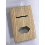 Placa P/ 1 Interruptor + 1 Tomada 4x2 - Novara Maple 